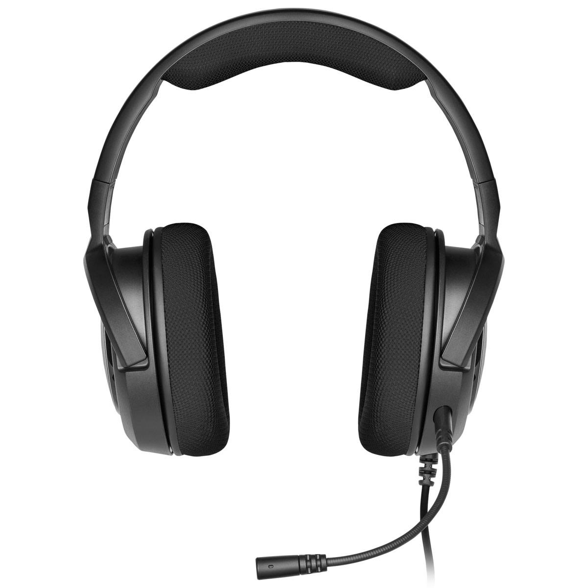 Corsair HS35 Stereo Gaming Headset with Noise Isolation - Black | Comfortable Over-Ear Headphones for PC, PS4, Xbox & Mobile Gaming | Perfect for Esports, Streaming & Long Gaming Sessions