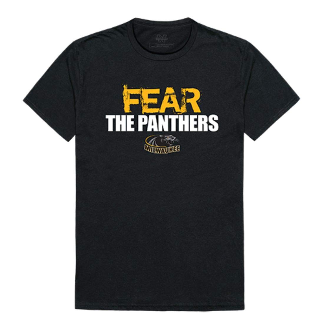 University of Wisconsin Milwaukee Panthers NCAA Fear The Panther T-Shirt - Black - College Basketball Fan Apparel for Game Day & Campus Wear