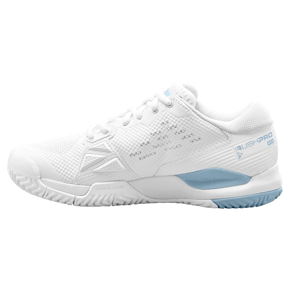 Wilson Rush Pro Ace Tennis Shoes - Lightweight & Durable for Men & Women | Perfect for Court Play, Training & Casual Wear