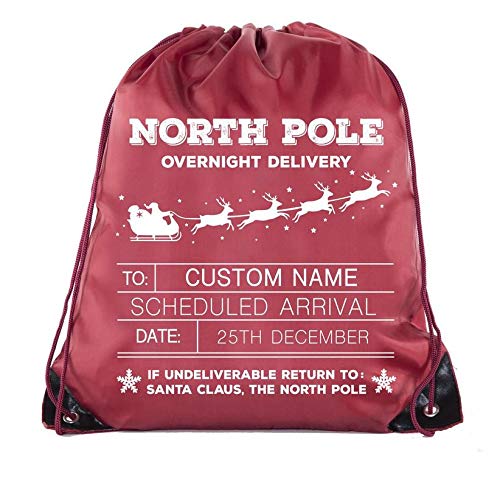 Custom Christmas Gift Bags for Parties | Personalized Holiday Favor Bags | Secret Santa Gifts | Perfect for Office Exchanges, School Events & Family Gatherings