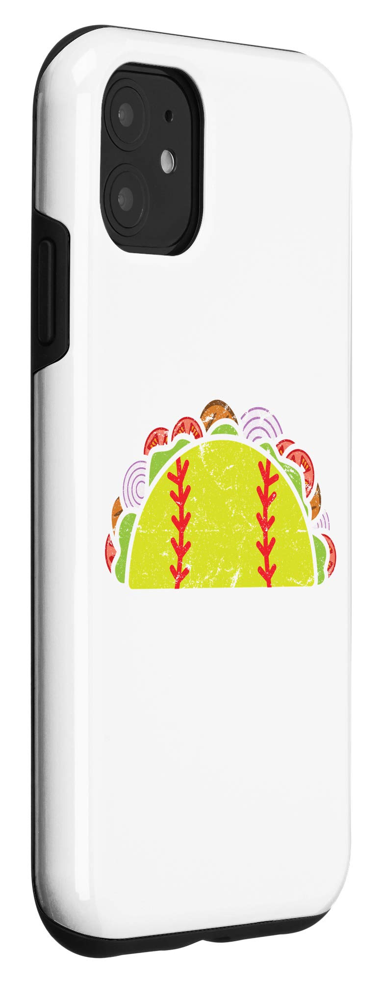Funny iPhone 11 Case for Softball Players & Taco Lovers - Cinco De Mayo Themed Phone Cover - Perfect for Games, Parties & Mexican Celebrations