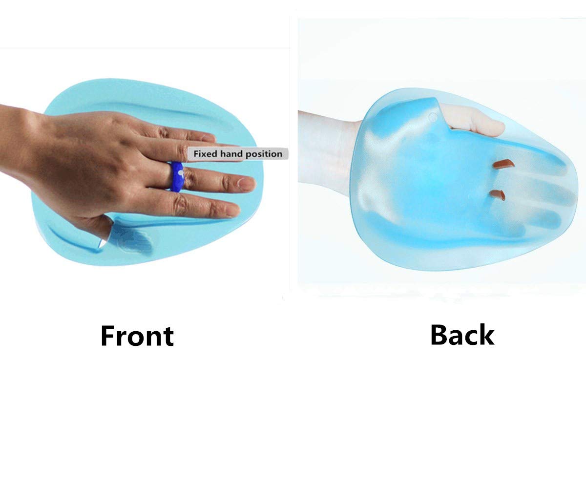 TOPORTY Swim Training Hand Paddles - Professional Swimming Exercise Gloves for Beginners & Adults - Improve Stroke Technique & Strength - Ideal for Pool, Open Water & Triathlon Training
