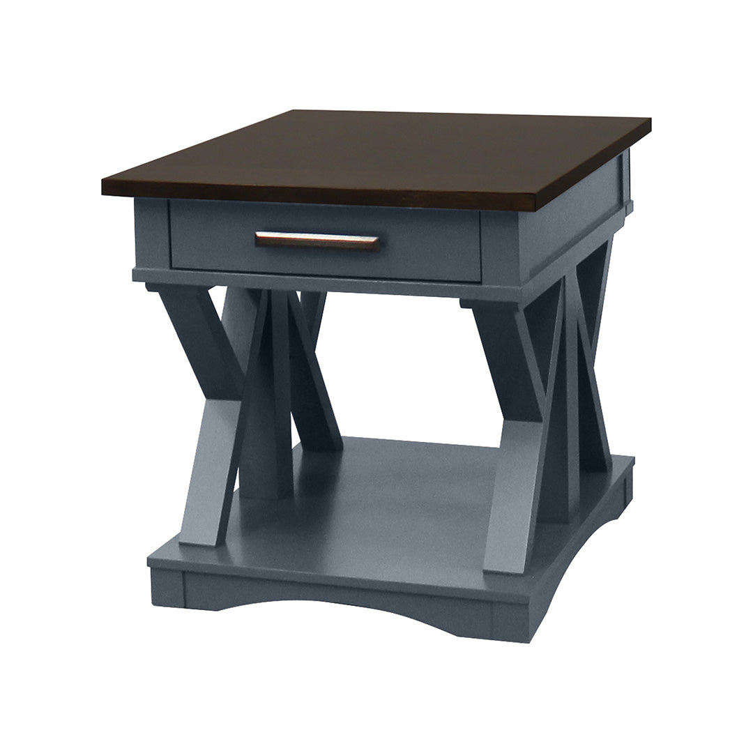 Modern Roots End Table - Stylish Wooden Side Table for Living Room, Bedroom & Office - Perfect for Lamps, Books & Decor