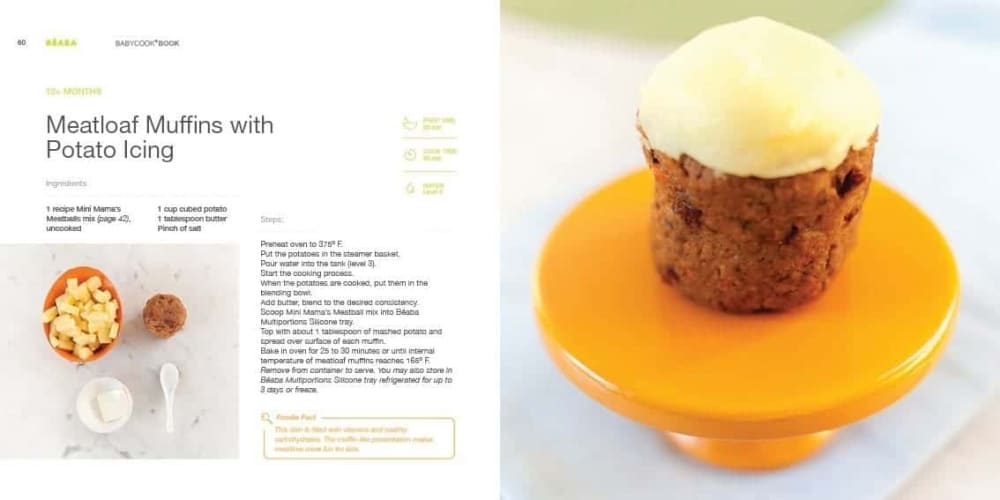 BEABA Babycook Book - New Edition Baby Food Cookbook | Healthy Homemade Baby Food Recipes | Perfect for New Parents & Meal Prep