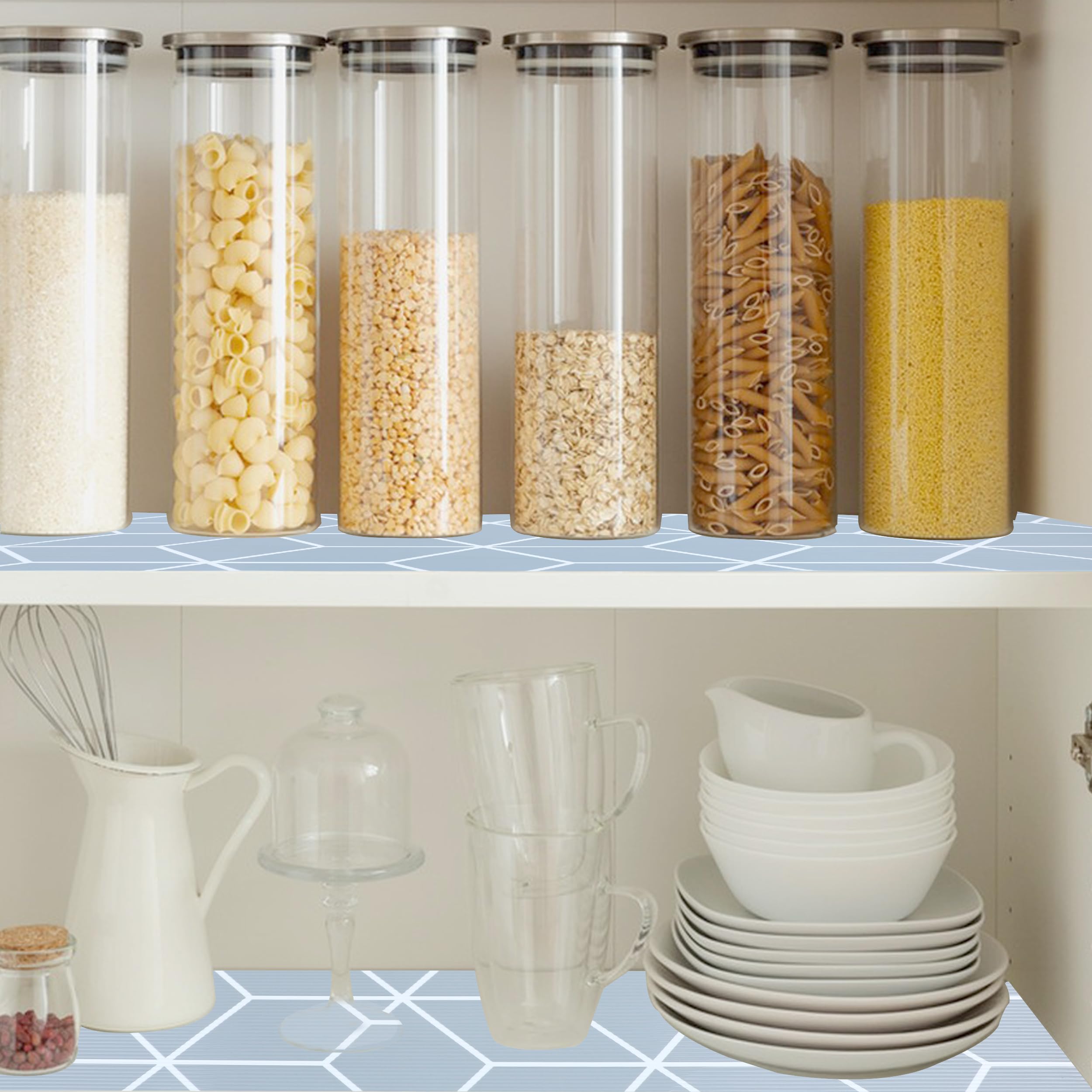 Non-Slip Waterproof Kitchen Cabinet Drawer Liners - 10