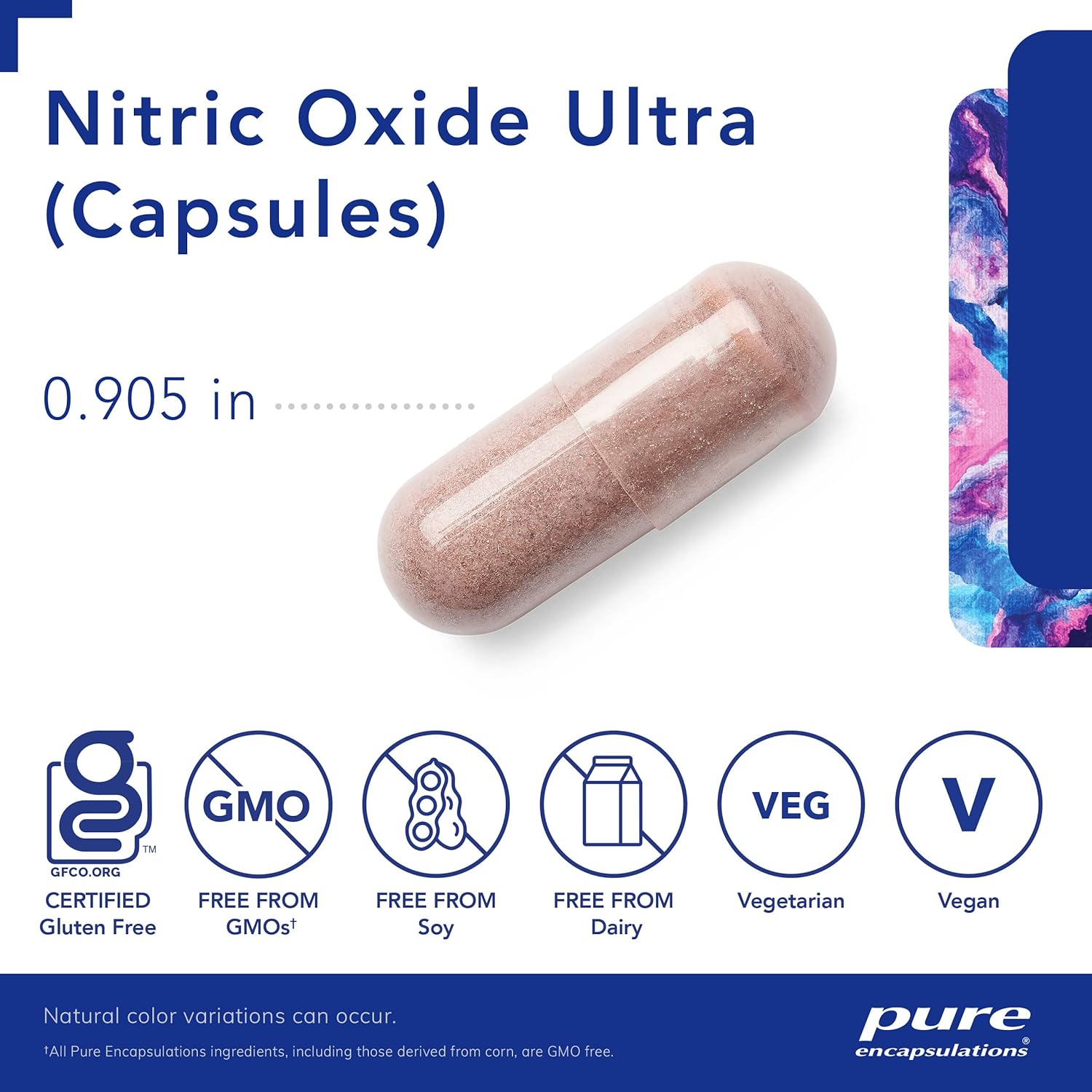 Pure Encapsulations Nitric Oxide Ultra Supplement - Supports Heart Health & Circulation - Nitric Oxide Booster for Improved Blood Flow & Energy - Ideal for Athletes & Active Lifestyles