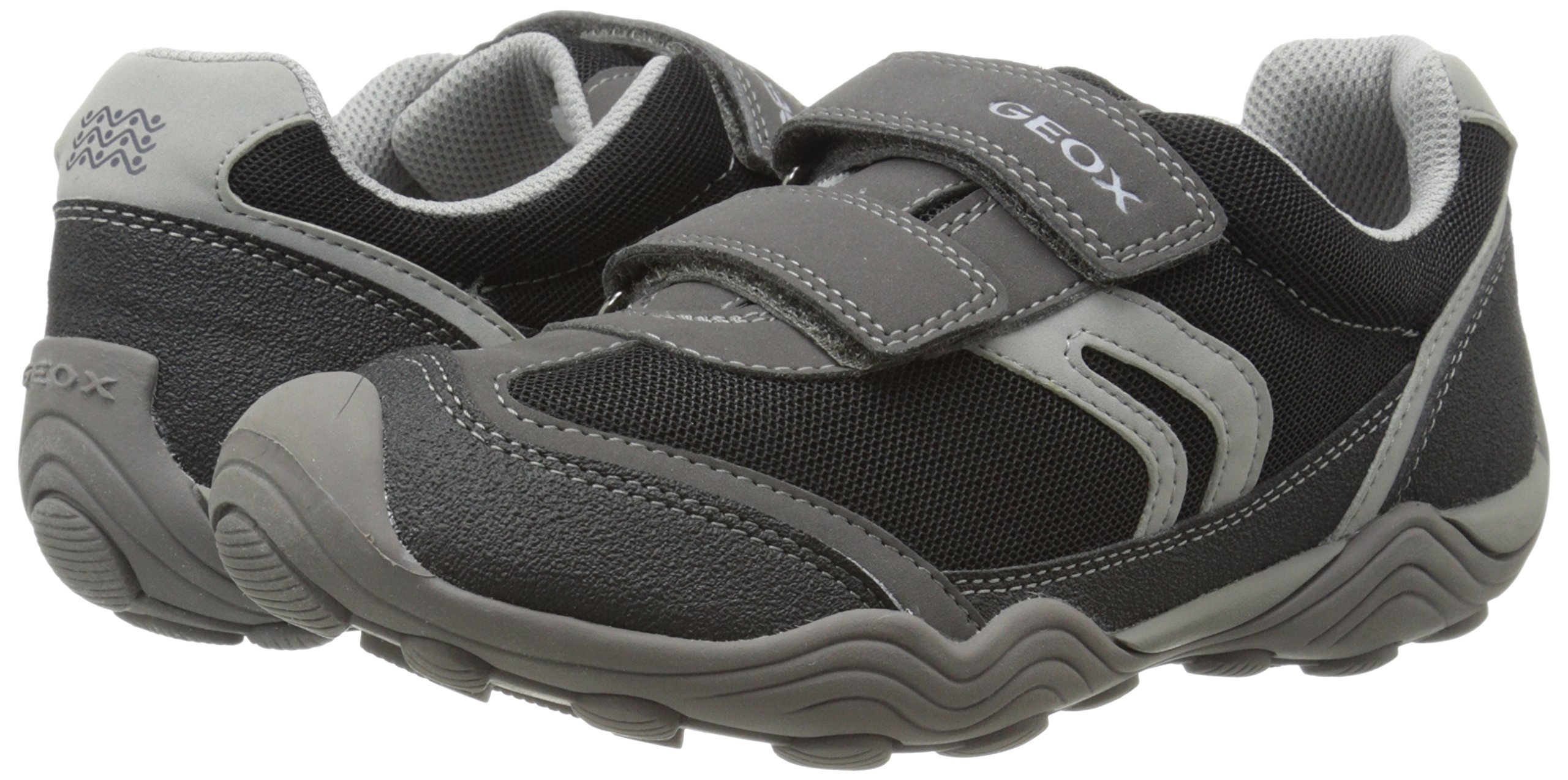 Geox Boys Arno School Shoes - Comfortable & Durable Leather Sneakers for Kids - Perfect for School, Play & Everyday Wear