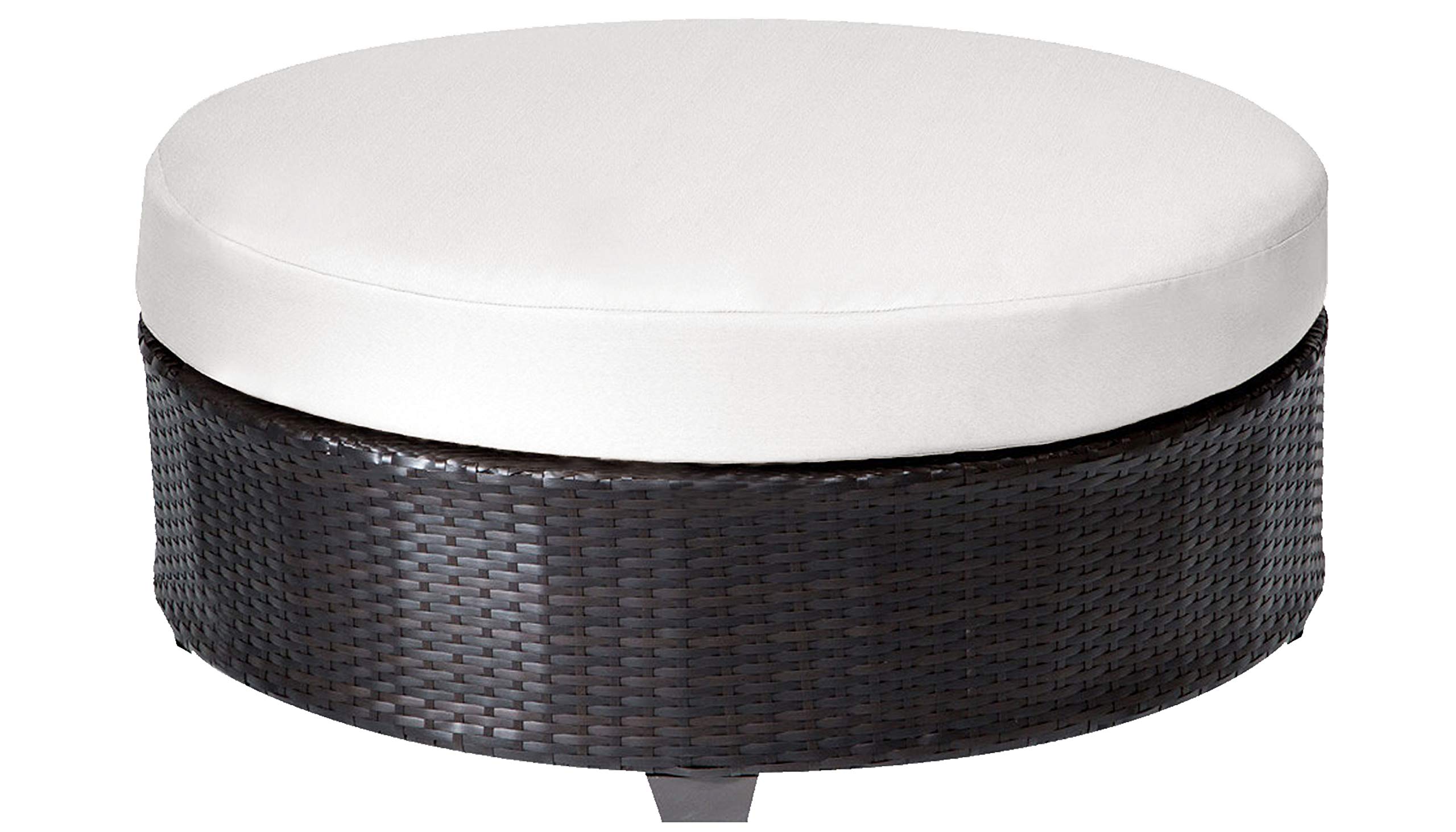 TK Classics TKC020b-CTRND-WHITE Round Coffee Table - 30