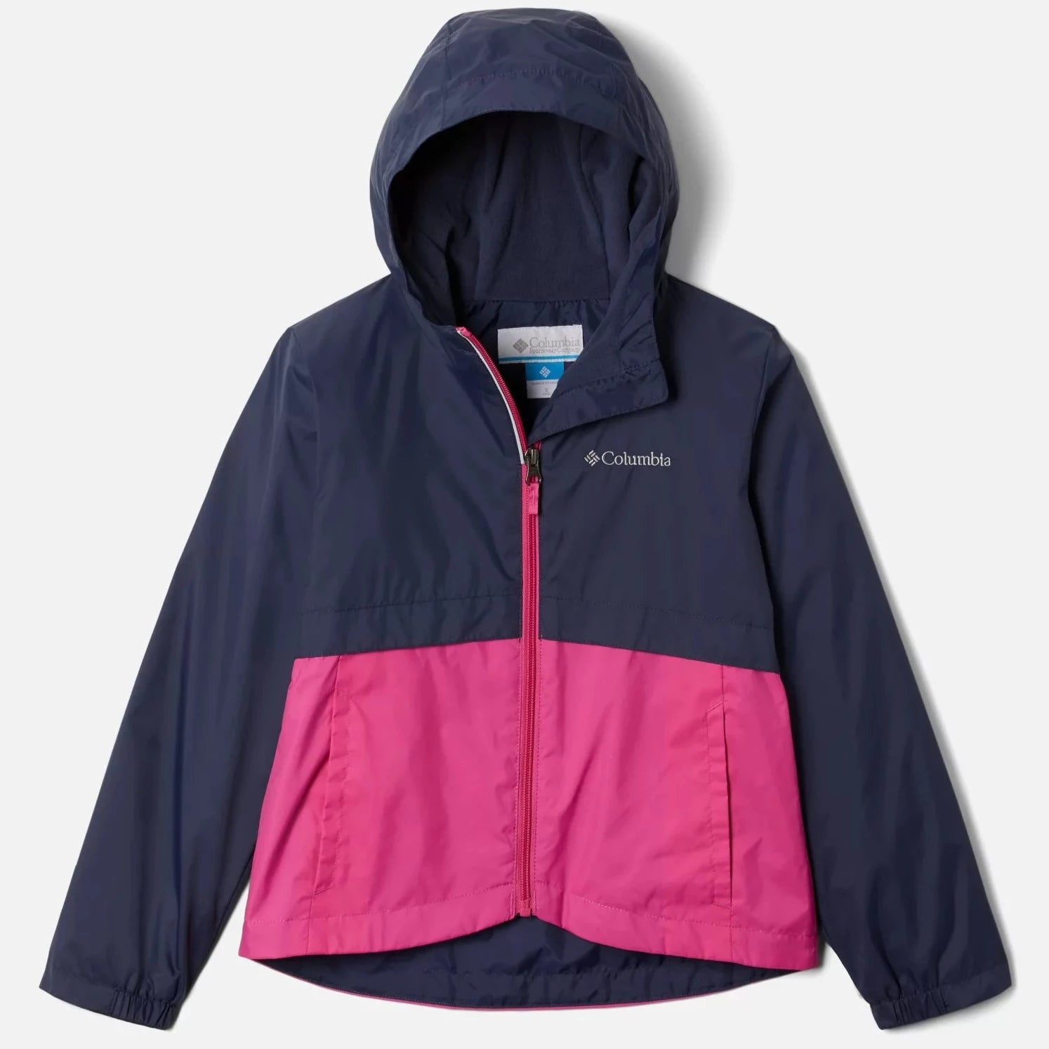 Columbia Nocturnal Pink Rain Zilla Jacket - Waterproof Women's Raincoat for Hiking, Camping & Outdoor Adventures