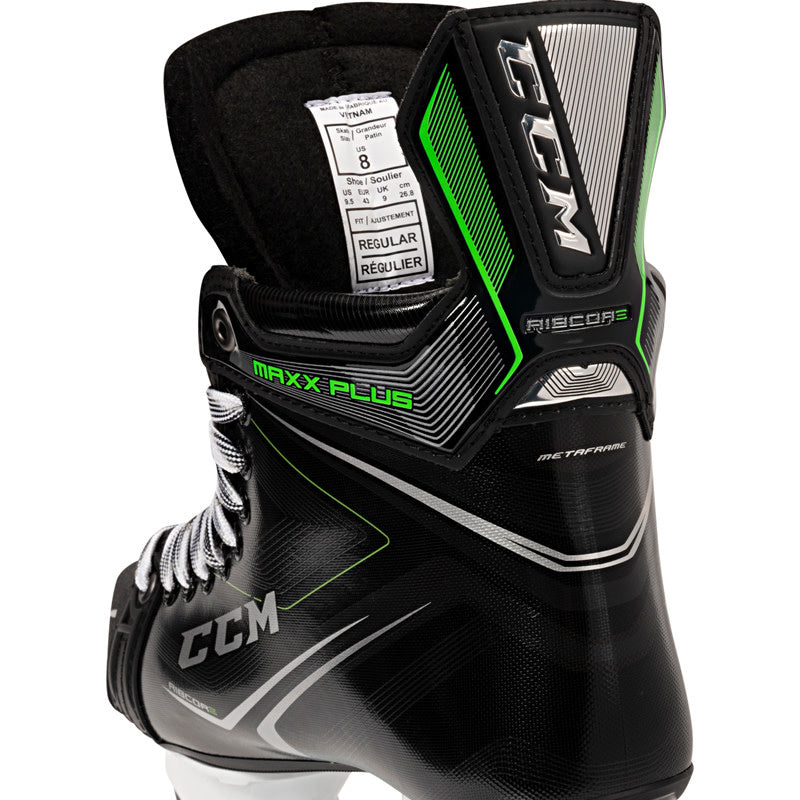CCM Ribcor MAXX PLUS Intermediate Ice Hockey Skates - High-Performance Skates for Competitive Play & Training on Ice