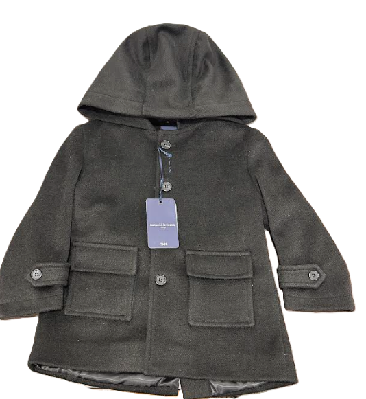 Manuelle Frank Kids' Winter Coat - Waterproof Hooded Puffer Jacket for Boys & Girls (Ages 3-10 Years) - Warm Outdoor Snow Jacket for School, Playground & Winter Activities