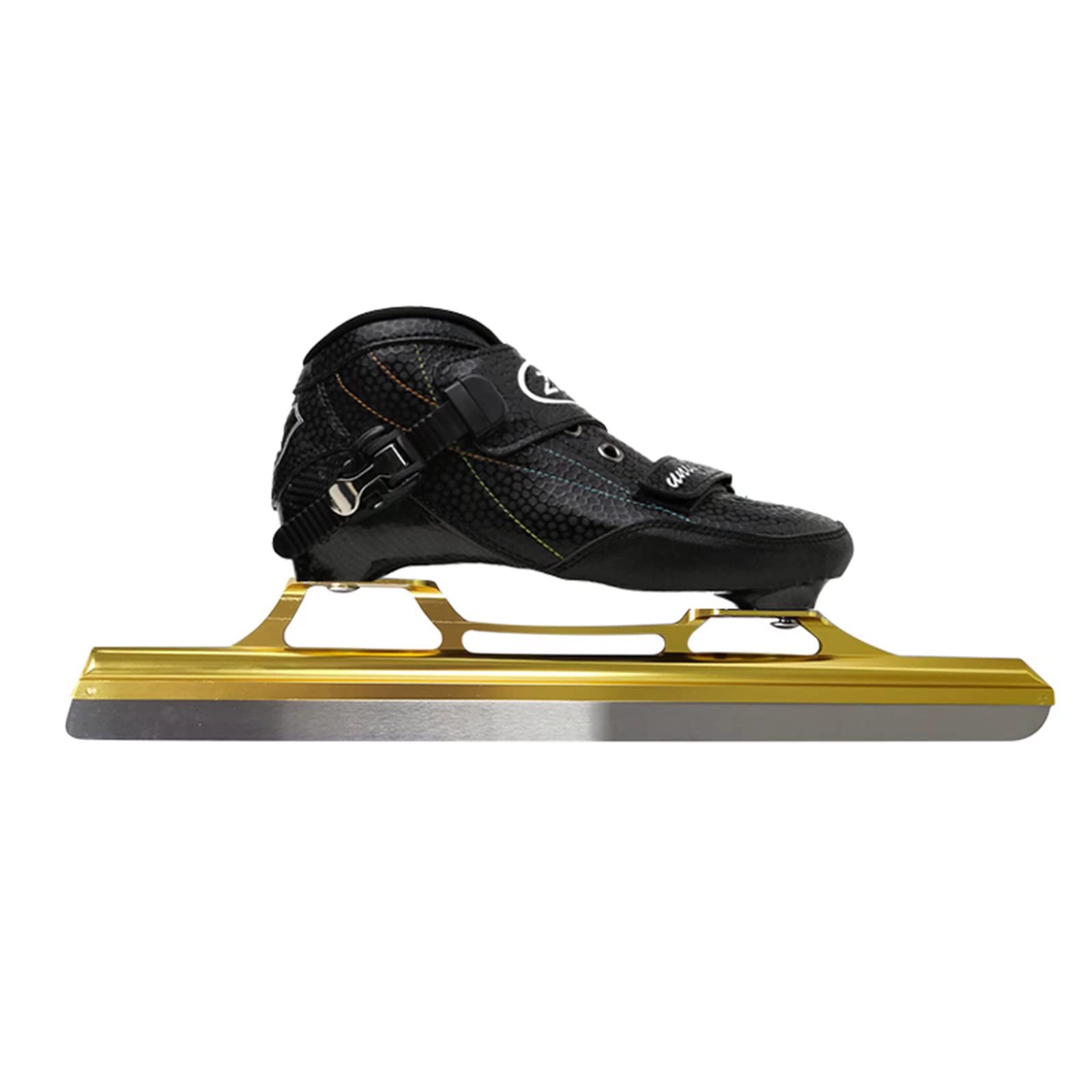LYSLMS Ice Skates for Adults & Kids - Hockey, Speed & Figure Skating Shoes - Black Roller Skates for Indoor & Outdoor Ice Rinks, Parks & Training Sessions