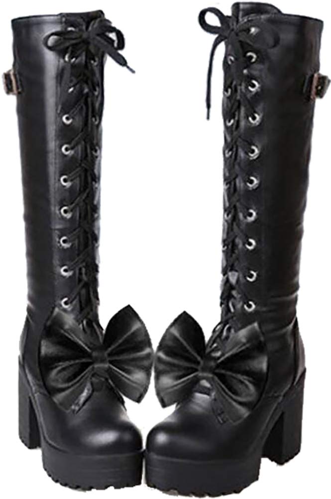 Date A Live Tokisaki Kurumi Cosplay Boots - Anime Character Shoes for Cosplay, Halloween & Themed Parties - Perfect for Conventions, Costume Events & Cosplay Enthusiasts