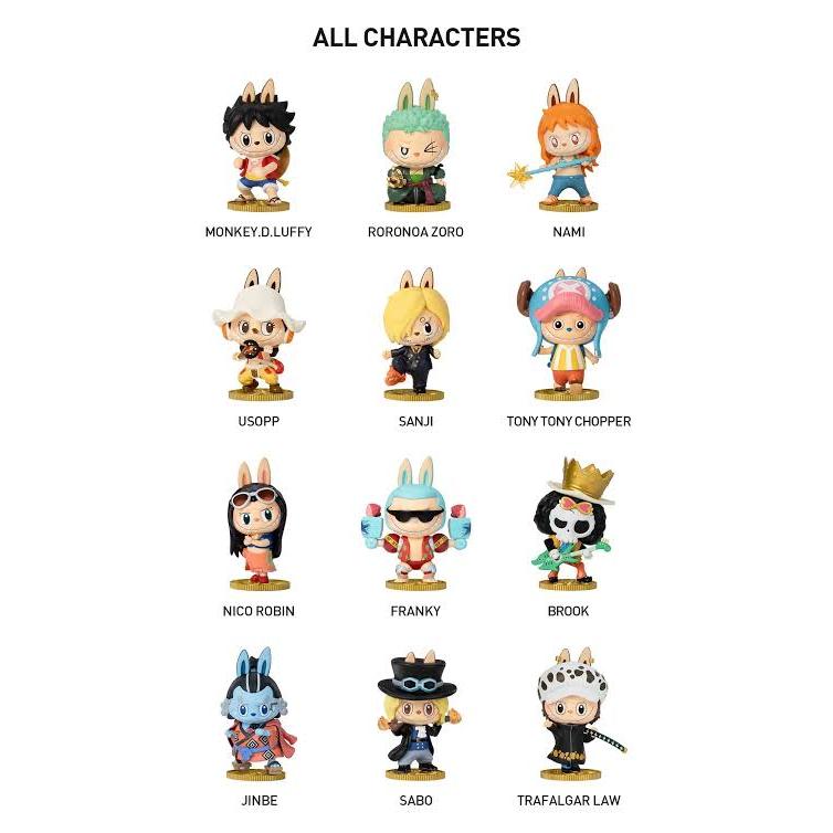 POP MART Labubu Monsters One Piece Blind Box Set of 12 - Cute Collectible Vinyl Figures for Anime Fans, Home Decor & Gift Giving