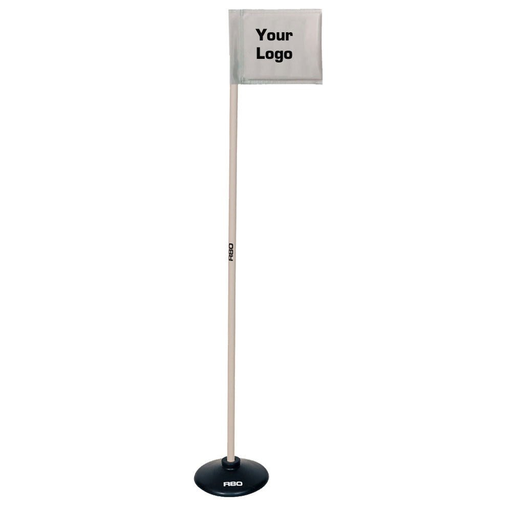 Custom Printed Indoor Artificial Surface Flag with Rigid Pole - Perfect for Home Decor, Office Display & Sports Events