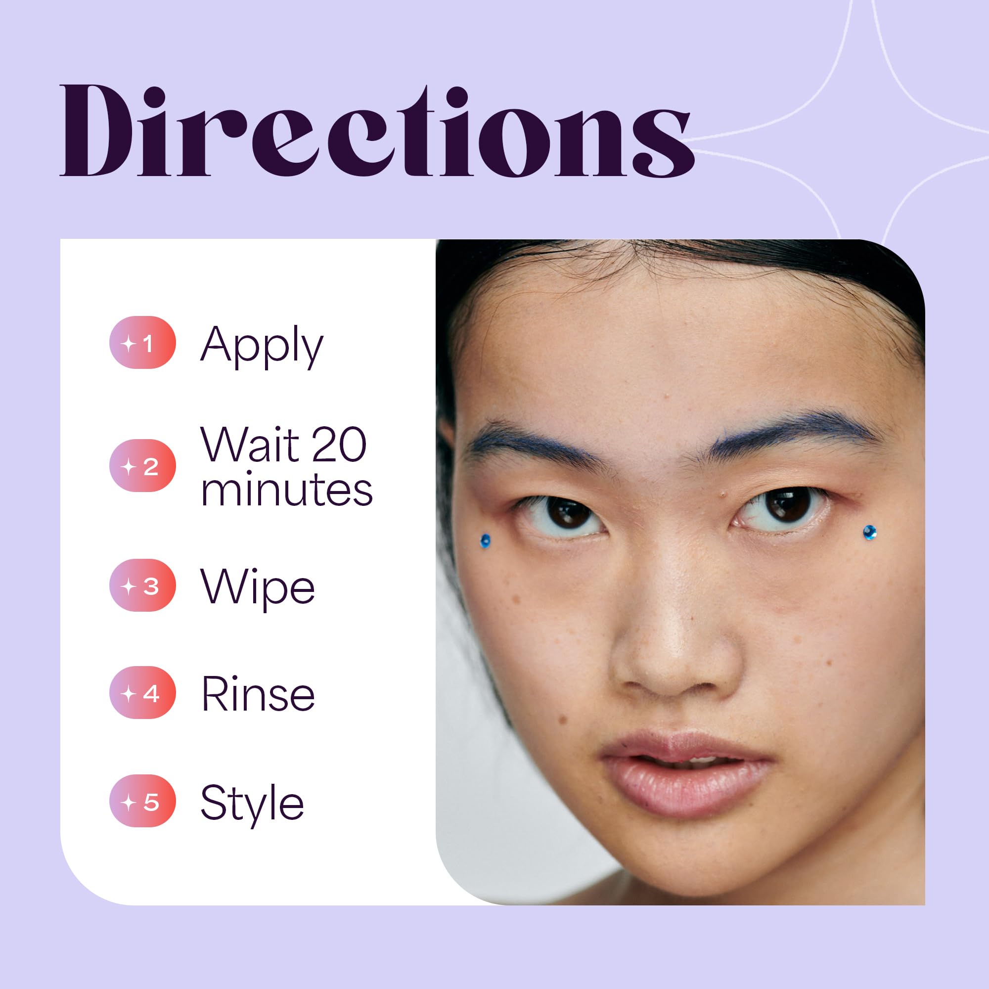 Hally Hair Brow Pal Eyebrow Tint in Navy - Gentle Temporary Eyebrow Gel for Women, Mess-Free Vegan Makeup - Darker Defined Fuller-Looking Brows Lasts 3-5 Days - Perfect for Daily Use, Special Occasions & Travel