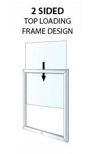 1 Tier Information Board & Poster Sign Stand for 18x24 Posters - Perfect for Retail Stores, Events, and Business Displays