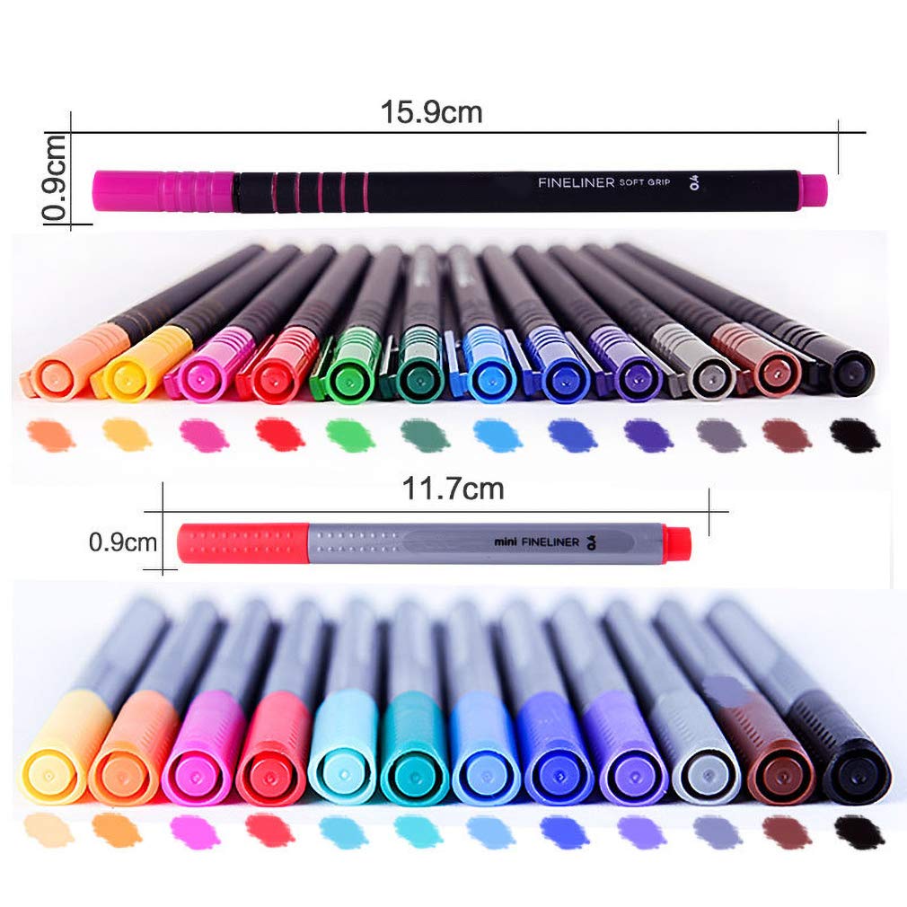YYMIYU Needle Hand-Drawn Drawing Pen - Ultra Fine Tip Hook Line Gel Marker with Soft Rod for Artists | Perfect for Sketching, Calligraphy & Bullet Journaling