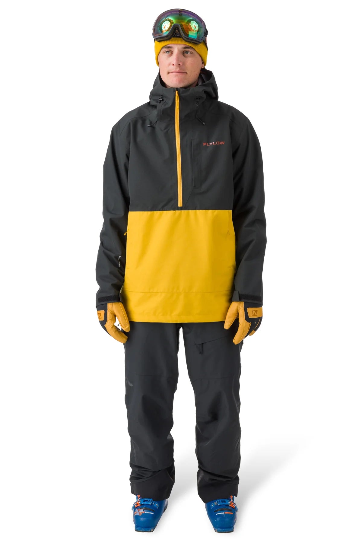Flylow Knight Anorak Jacket 2025 - Waterproof Ski & Snowboard Jacket for Men - Lightweight Winter Outerwear for Mountain Climbing & Outdoor Adventures