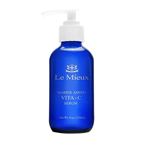 Le Mieux Marine Amino Vita C Serum - 4 fl oz Vitamin C Face Serum for Brightening & Anti-Aging | Hydrating Skincare for Glowing Skin - Perfect for Morning Routine & Night Care