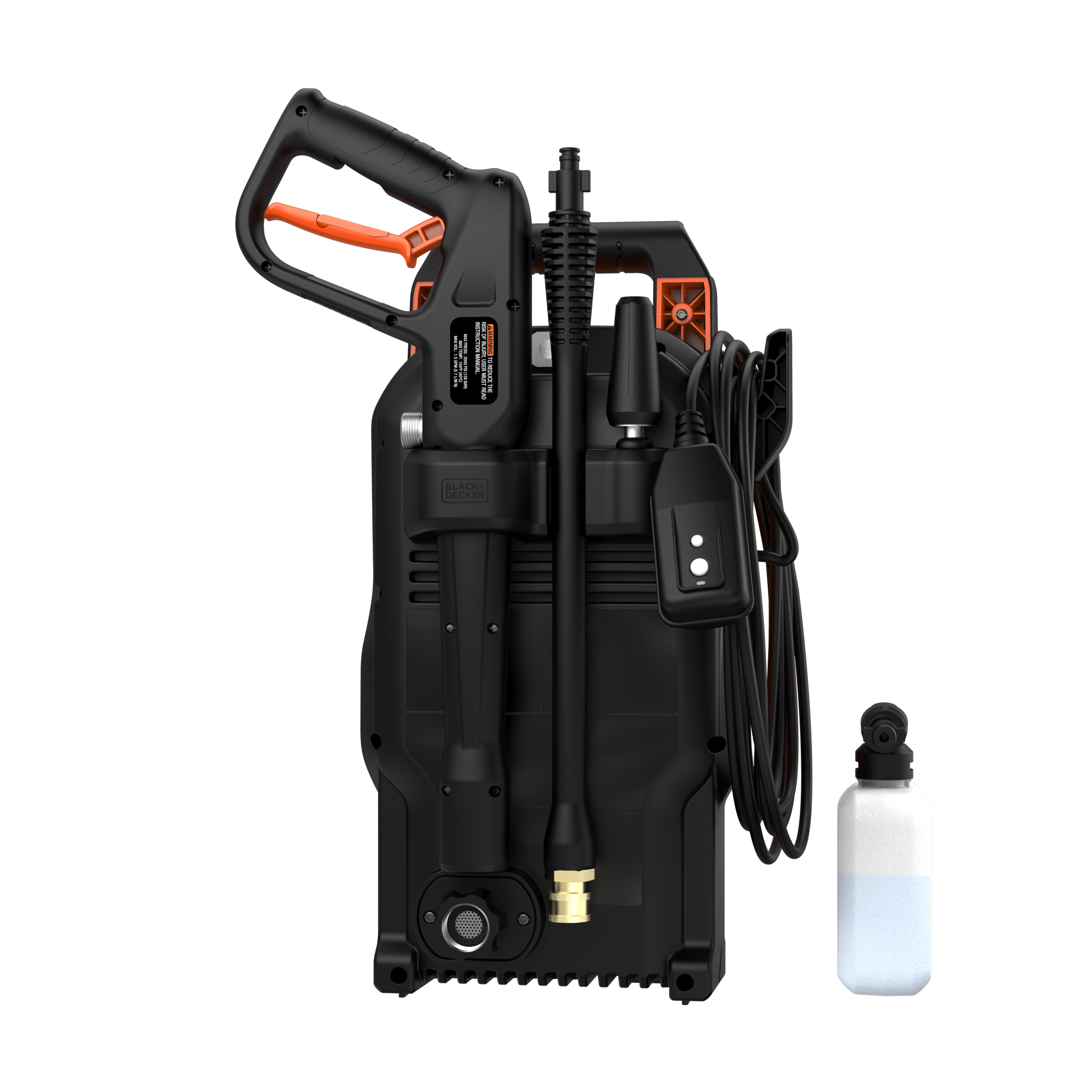 1,700 MAX PSI 1.2 GPM Electric Cold Water Pressure Washer - Perfect for Home Cleaning, Driveway Washing, and Outdoor Surface Maintenance