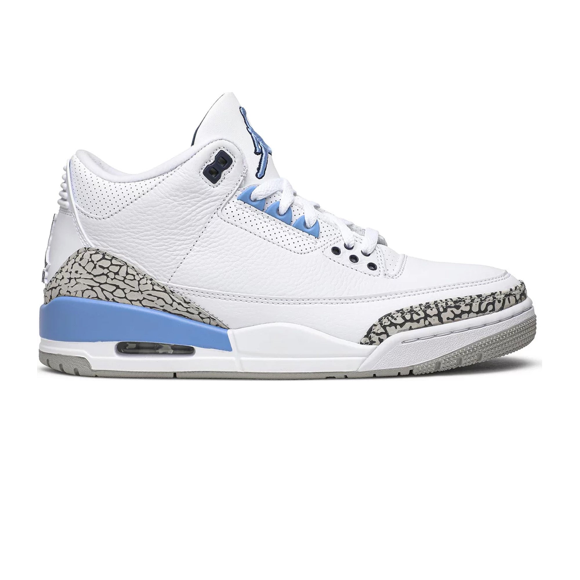 Air Jordan 3 Retro 'UNC' (2020) - Men's Basketball Sneakers for Casual Wear & Street Style | Perfect for Sneaker Collectors & UNC Fans