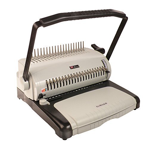 Akiles EcoBind-C Plastic Comb Binding Machine for Office, School & Home - Heavy Duty Document Binder for Reports, Presentations & Booklets