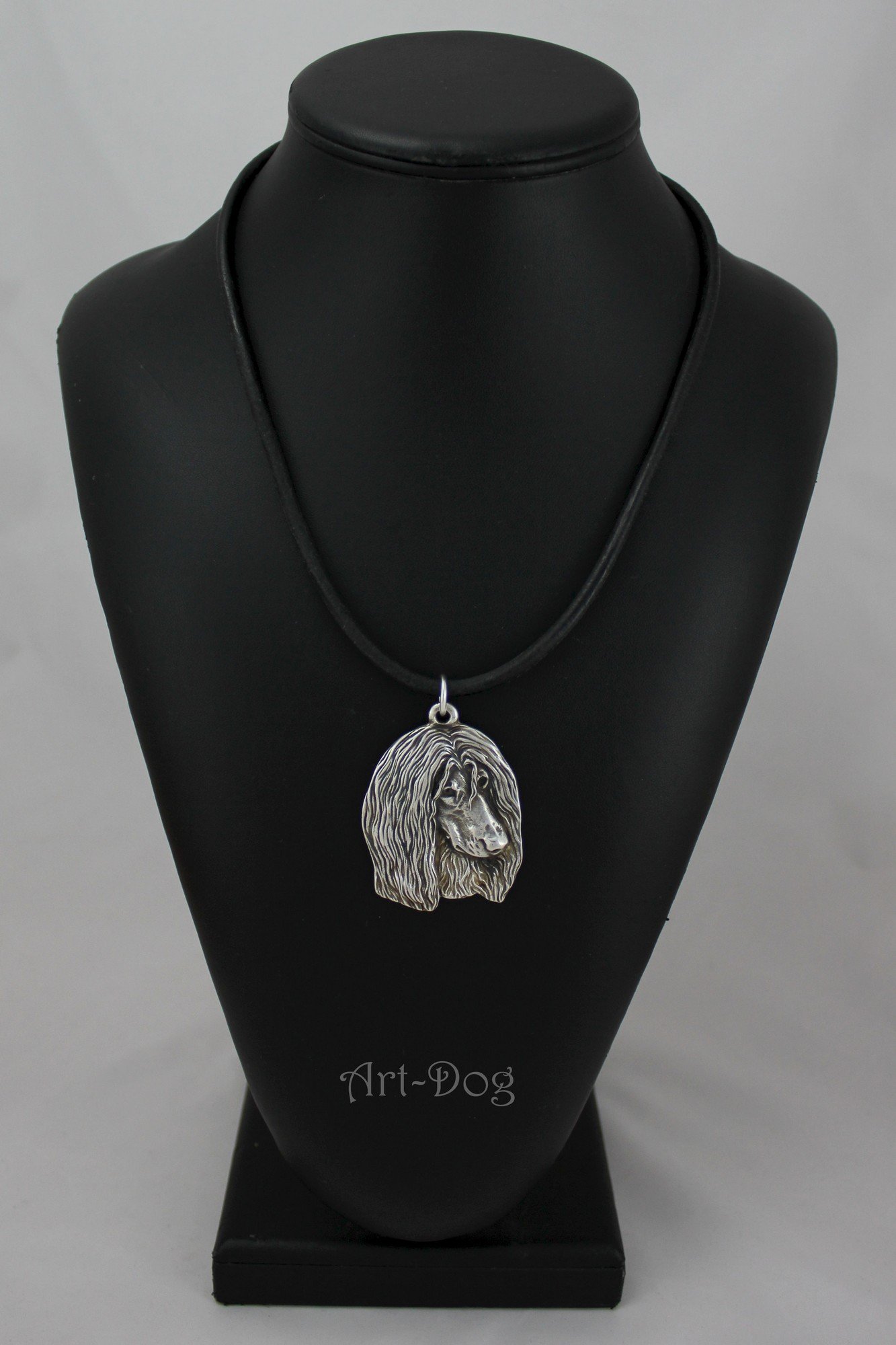 925 Sterling Silver Deerhound Dog Keychain - Limited Edition ArtDog Keyring - Perfect Gift for Dog Lovers & Pet Owners