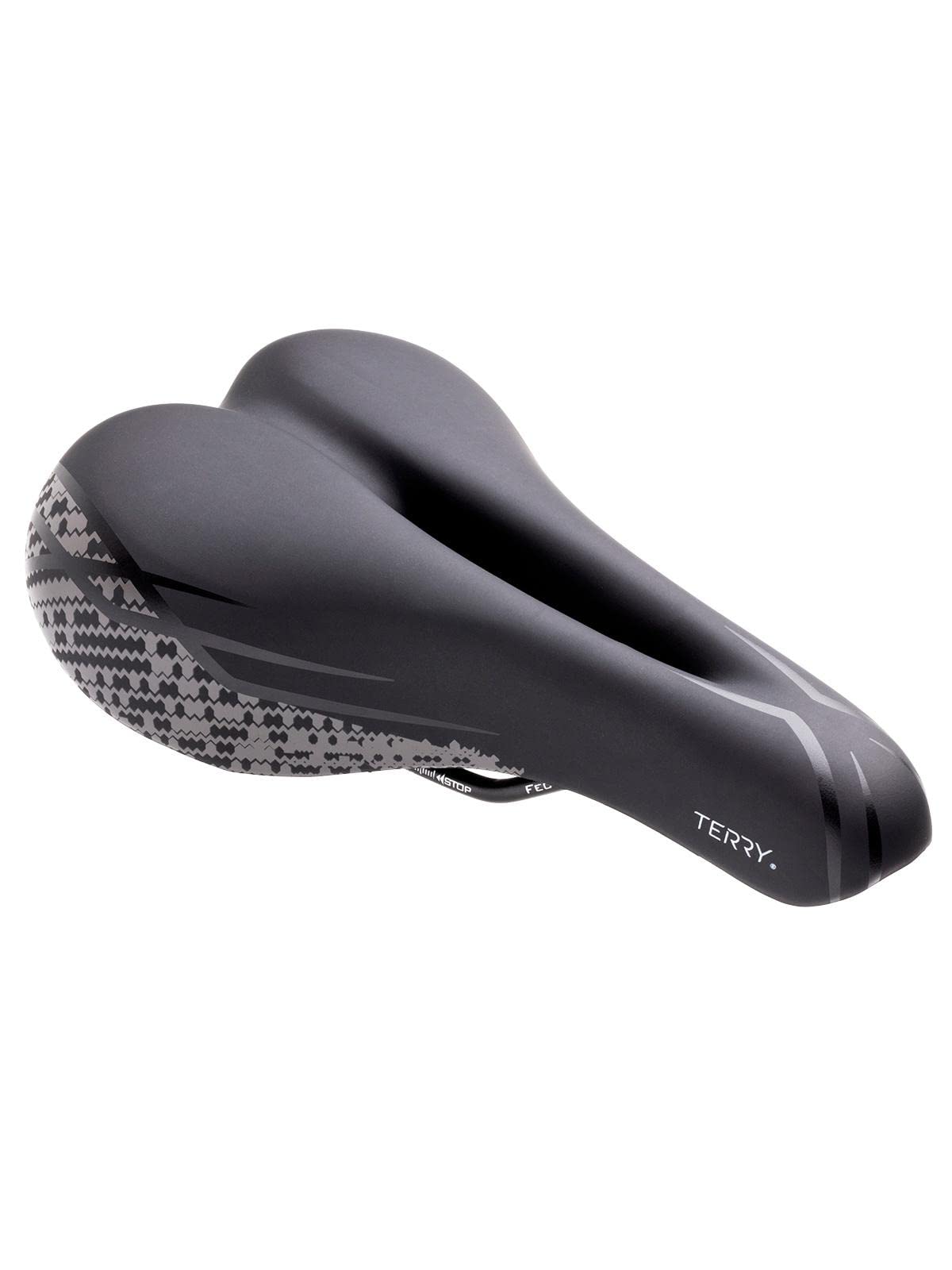 Terry Cite Y Gel Italia Bike Saddle - Comfortable Men's Bicycle Seat with Padding & Gel Support - Perfect for Road Bikes, Mountain Bikes & Recreational Cycling