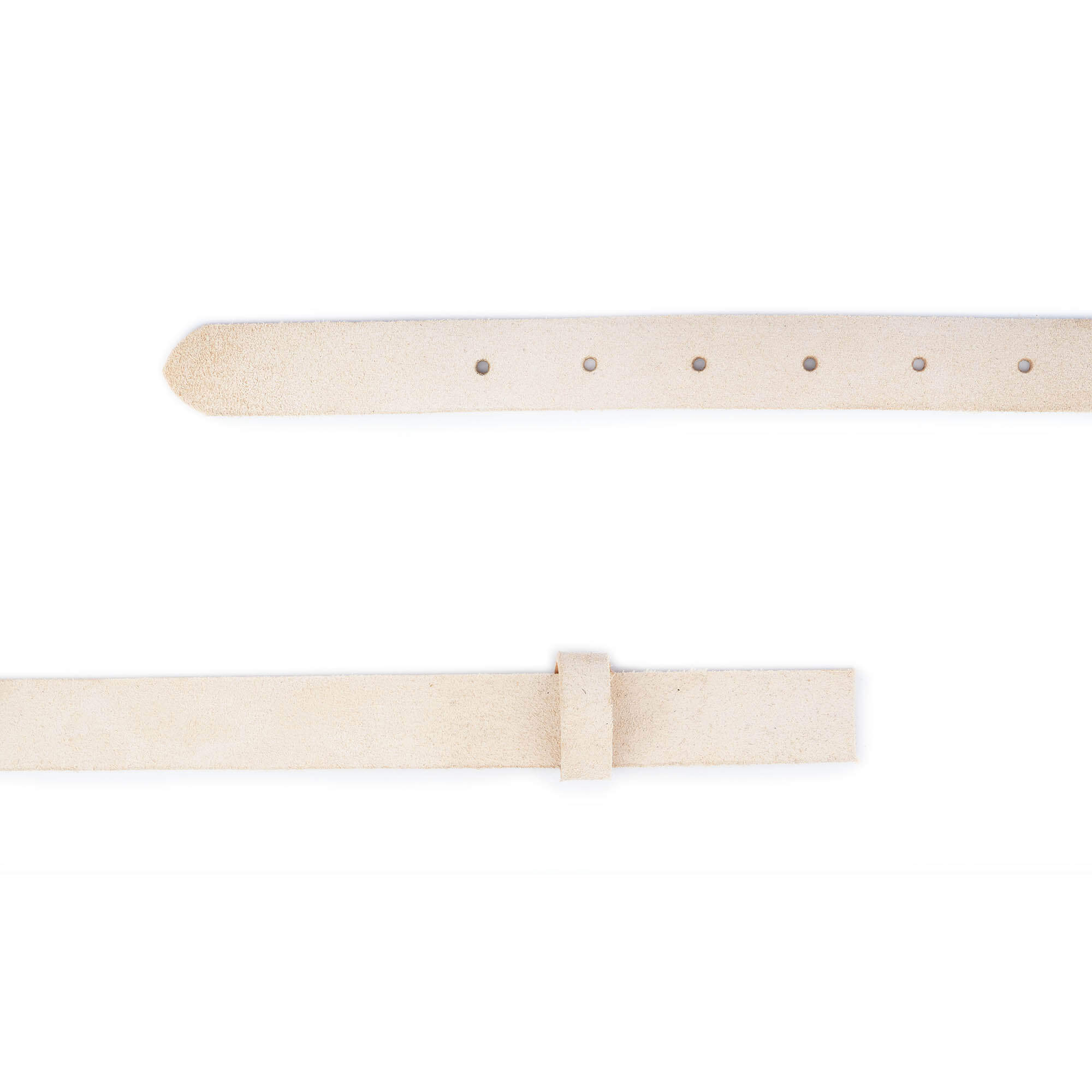 Premium Natural Color Suede Belt Strap 2.5cm - Replacement for Montblanc Buckles | Dress & Casual Wear Accessory