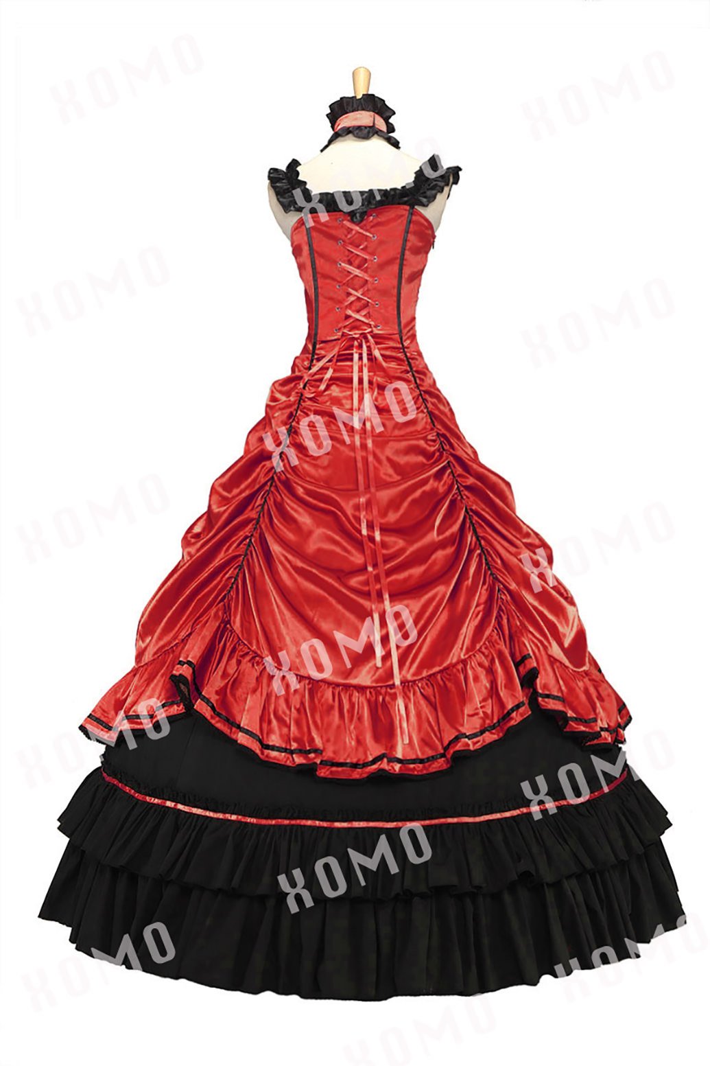 Southern Belle Civil War Off Shoulder Formal Dress - Elegant Satin Lolita Ball Gown for Historical Reenactments, Cosplay & Victorian Themed Parties