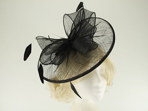 Elegant Sinamay Disc Headpiece & Matching Bag Set - Perfect for Weddings, Tea Parties & Special Occasions | Failsworth Millinery 2-Piece Bundle