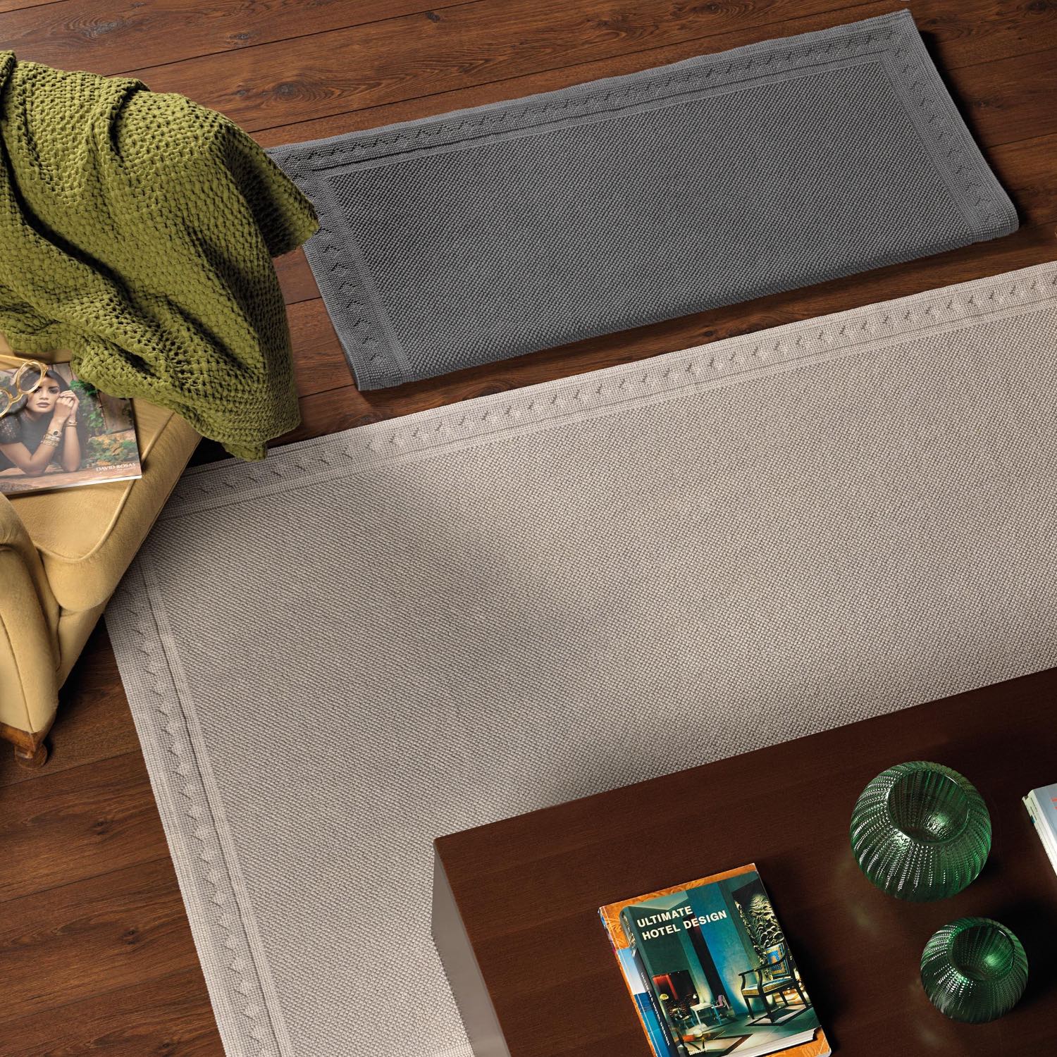 Handmade Chelsea Artisan Cotton Rugs - Soft & Durable Area Rugs for Living Room, Bedroom & Nursery - Eco-Friendly Home Decor