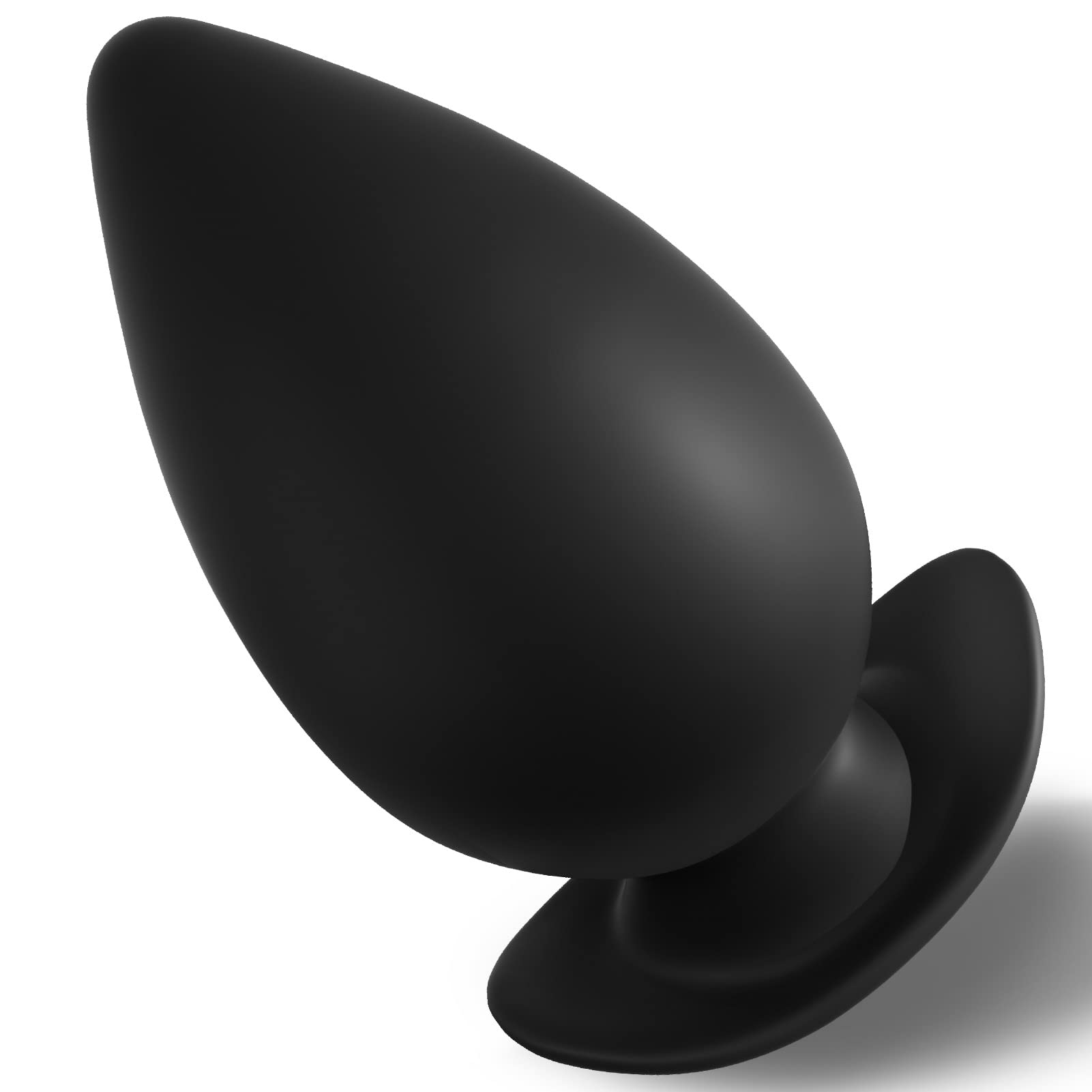 2XL Anal Plug with Safe Curved Base - Prostate Massager & Dilator Sex Toy for Men & Women - Perfect for Solo Play, Couples & BDSM Exploration