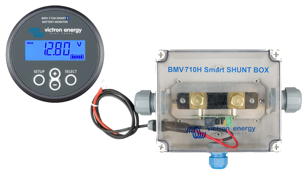 BMV 710H Smart Battery Monitor - Accurate Voltage & Current Meter for RVs, Boats, Solar Systems - Perfect for Off-Grid Power Monitoring