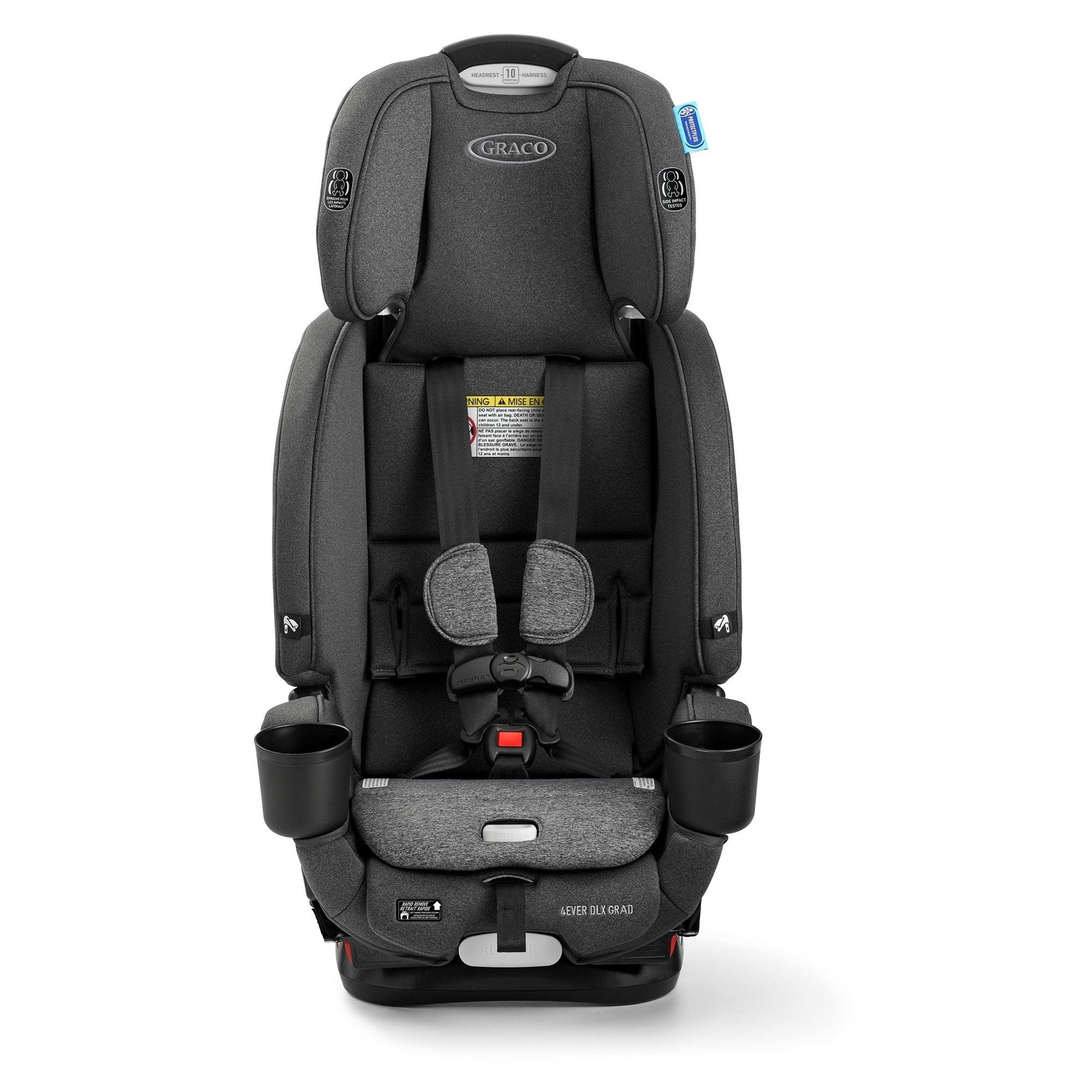 Graco 4Ever DLX 5-in-1 Convertible Car Seat - Slim Design for Compact Cars | Safe & Comfortable for Infants to Big Kids (Rear-Facing, Forward-Facing, High-Back Booster, Backless Booster, Belt-Positioning Booster) | Perfect for Road Trips, School Runs & Family Travel