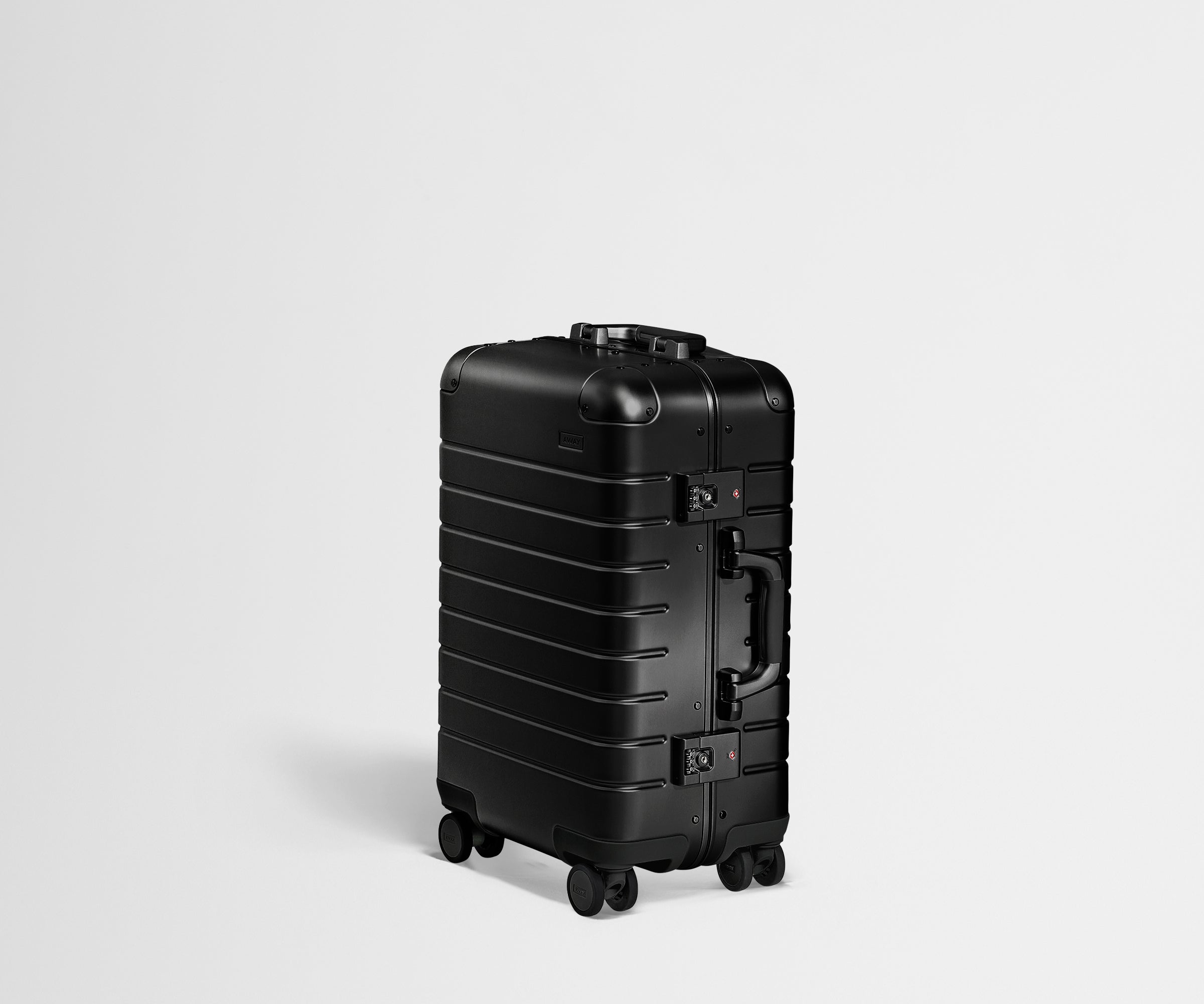 Premium Aluminum Carry-On Luggage in Onyx Black - Lightweight & Durable Suitcase for Business Travel & Weekend Getaways