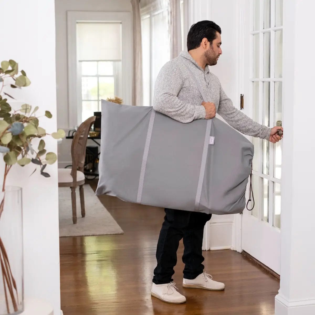 Halo Bassinest Flex Portable Travel Bassinet for Newborns - Lightweight Baby Crib with Breathable Mesh - Perfect for Home, Travel & Nursery Use