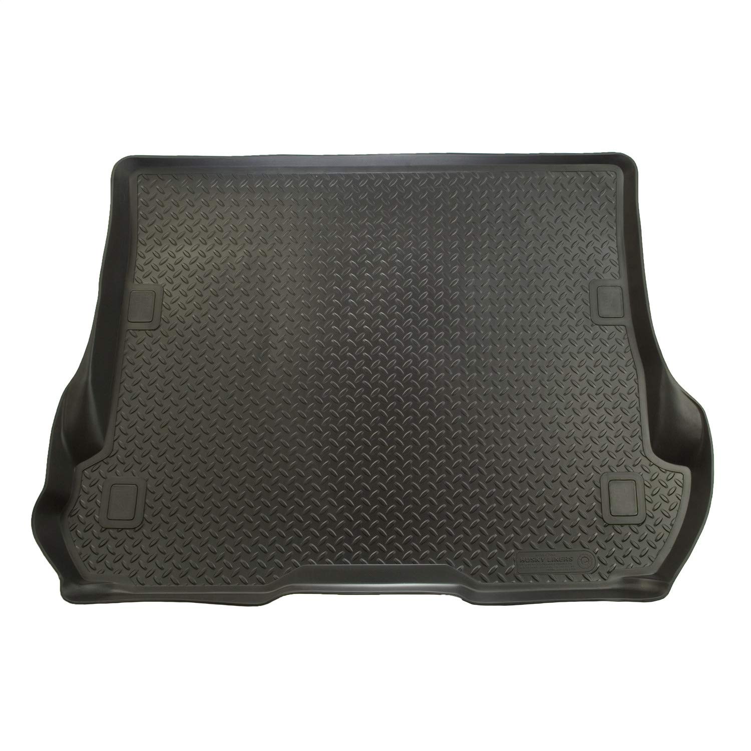 Husky Liners Classic Style Series Cargo Liner for 2011-2018 Jeep Wrangler JK 4 Door - Heavy Duty Black Floor Mat - Perfect for Off-Roading, Camping & Outdoor Adventures