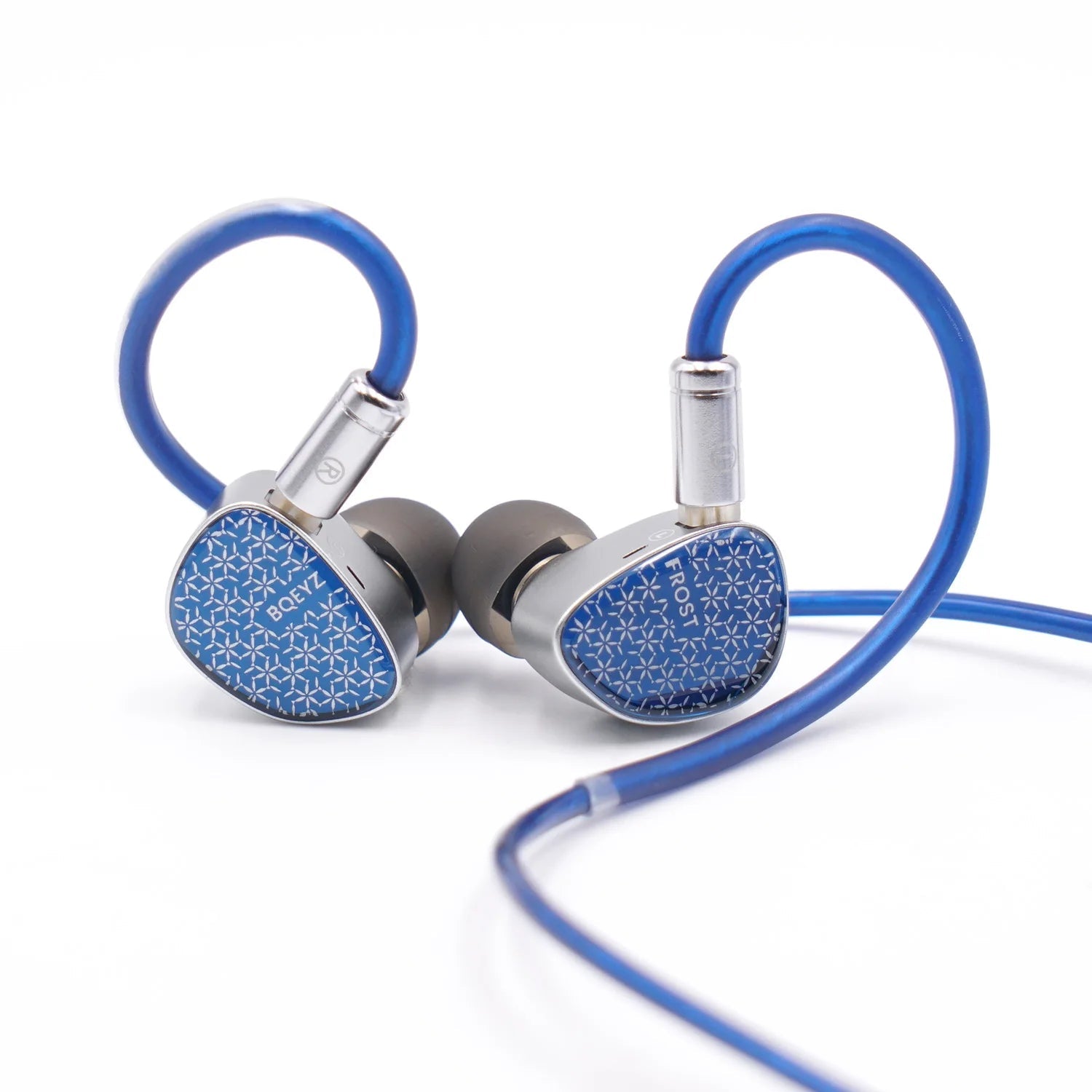 BQEYZ Weather Series Frost 10mm Dynamic Driver + Micro Planar Transducers IEM Earphones - High Resolution In-Ear Monitors for Audiophiles, Musicians & Gaming Enthusiasts