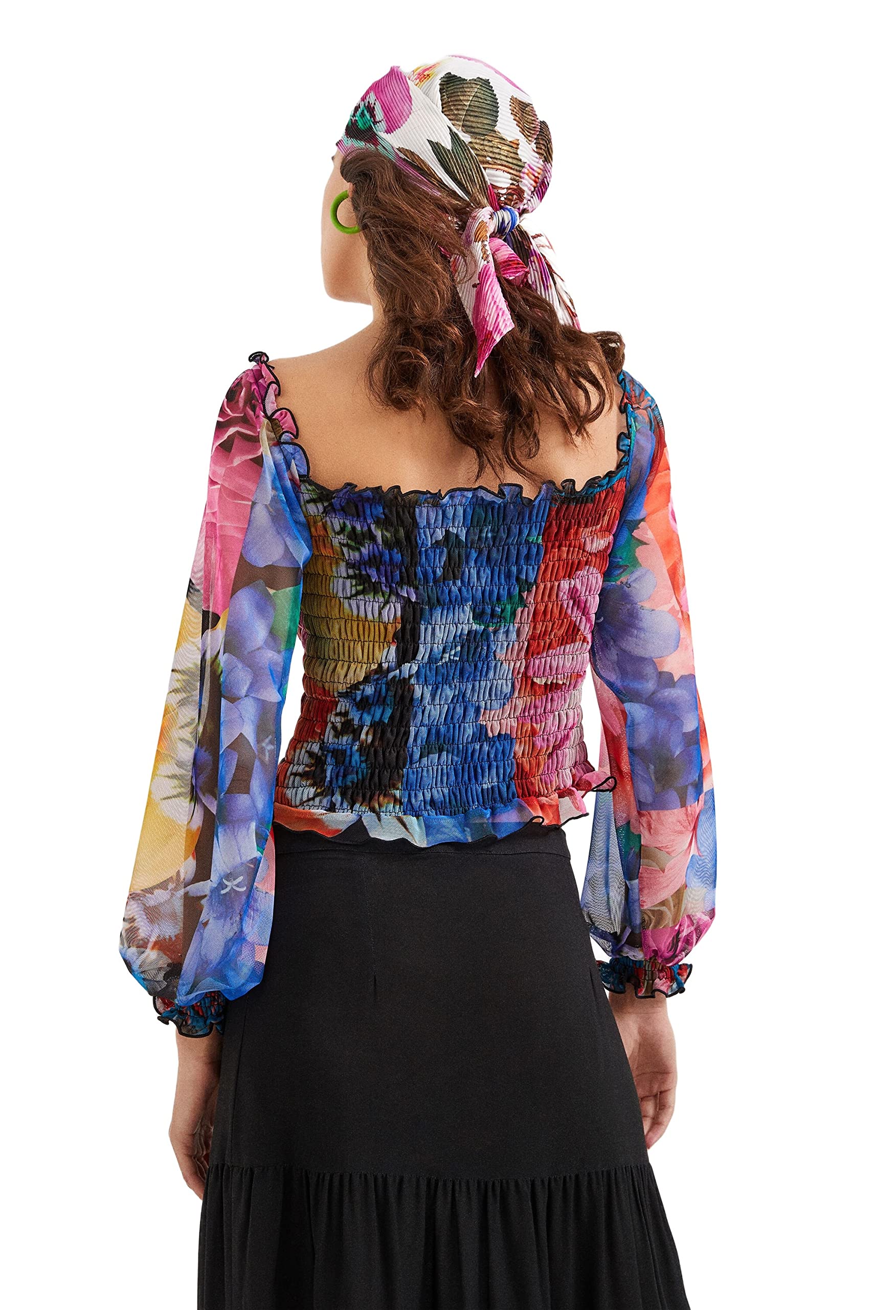 Desigual Women's Graphic T-Shirt - Stylish Casual Cotton Tee for Everyday Wear | Perfect for Outings, Work & Weekend Comfort