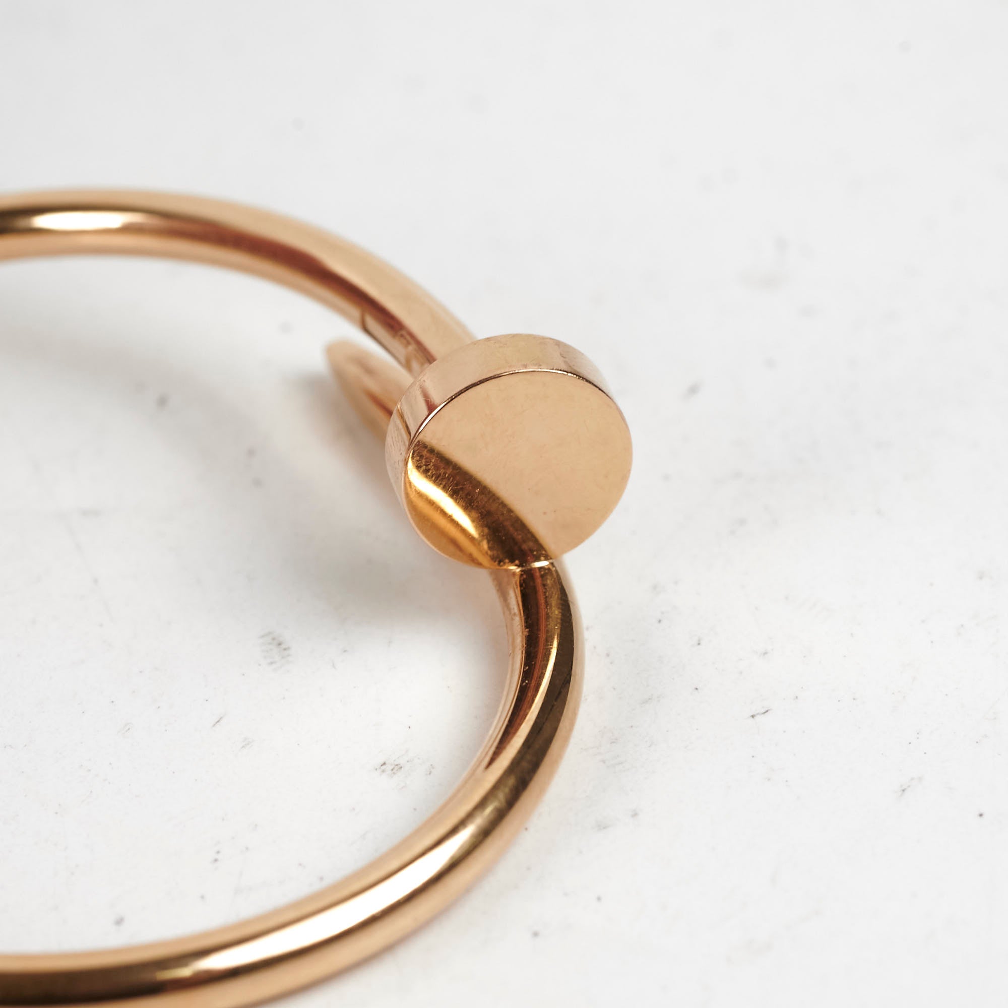 Cartier Juste Un Clou JUC Bracelet 15 Size 18K Pink Gold Luxury Jewelry - Perfect for Weddings, Anniversaries & Special Occasions