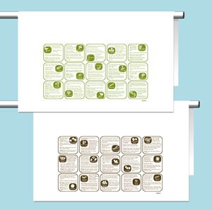 Premium Herbs & Spices Printed Kitchen Towel Set - 100% Cotton Absorbent Dish Towels for Cooking, Baking & Kitchen Decor - 3-Pack