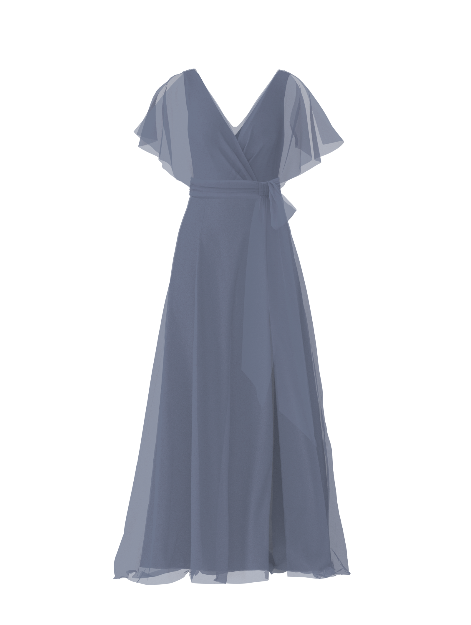 Ava Bodice with Arabella Skirt and Sash Belt in Slate - Perfect for Bridesmaids, Formal Events, and Vintage-Inspired Outfits