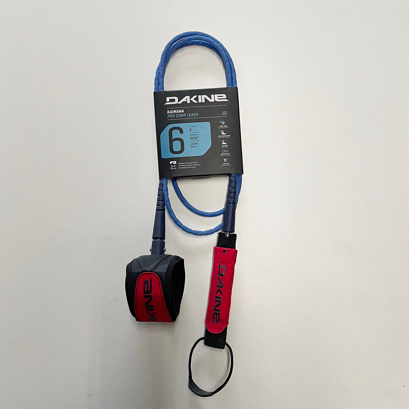 Dakine Kaimana Pro Comp Leash 6ft Surfboard Leash - 3/16