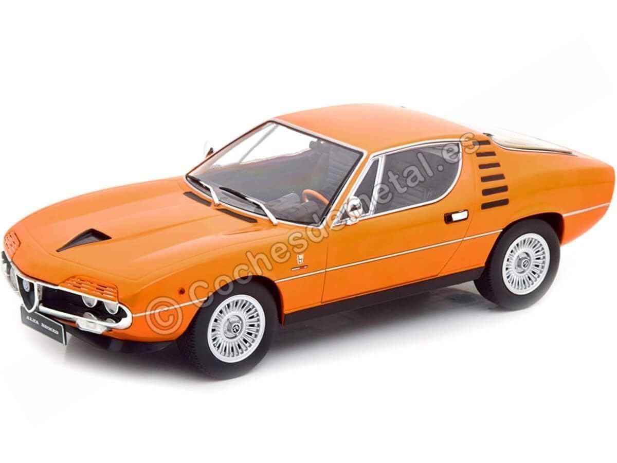 1:18 Scale Alfa Romeo Montreal 1970 Diecast Model Car by KK Scale - Classic Vintage Sports Car Collection for Display & Gifts