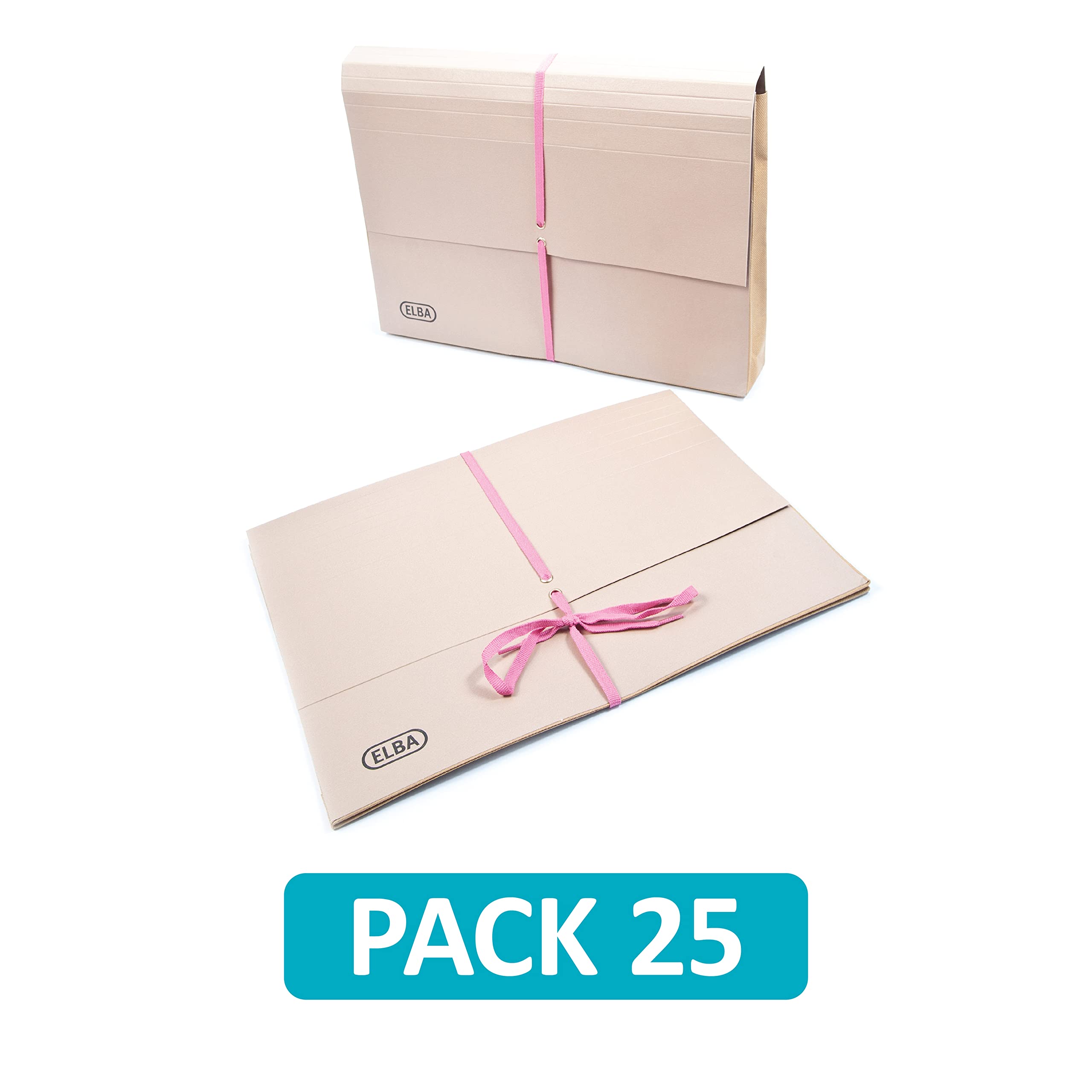 50mm Legal Wallet - Buff (Box of 25) | Secure Document Holder for Cash, Checks & IDs | Perfect for Business, Travel & Everyday Use