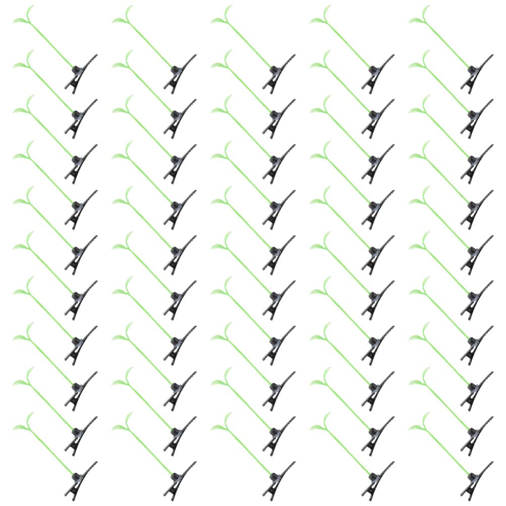 Angoily 100 Pcs Brussels Sprout Headband Hair Clips - Funny Green Plant Hair Accessories for Kids, Girls & Women - Perfect for School, Home, Parties & Cosplay Costumes
