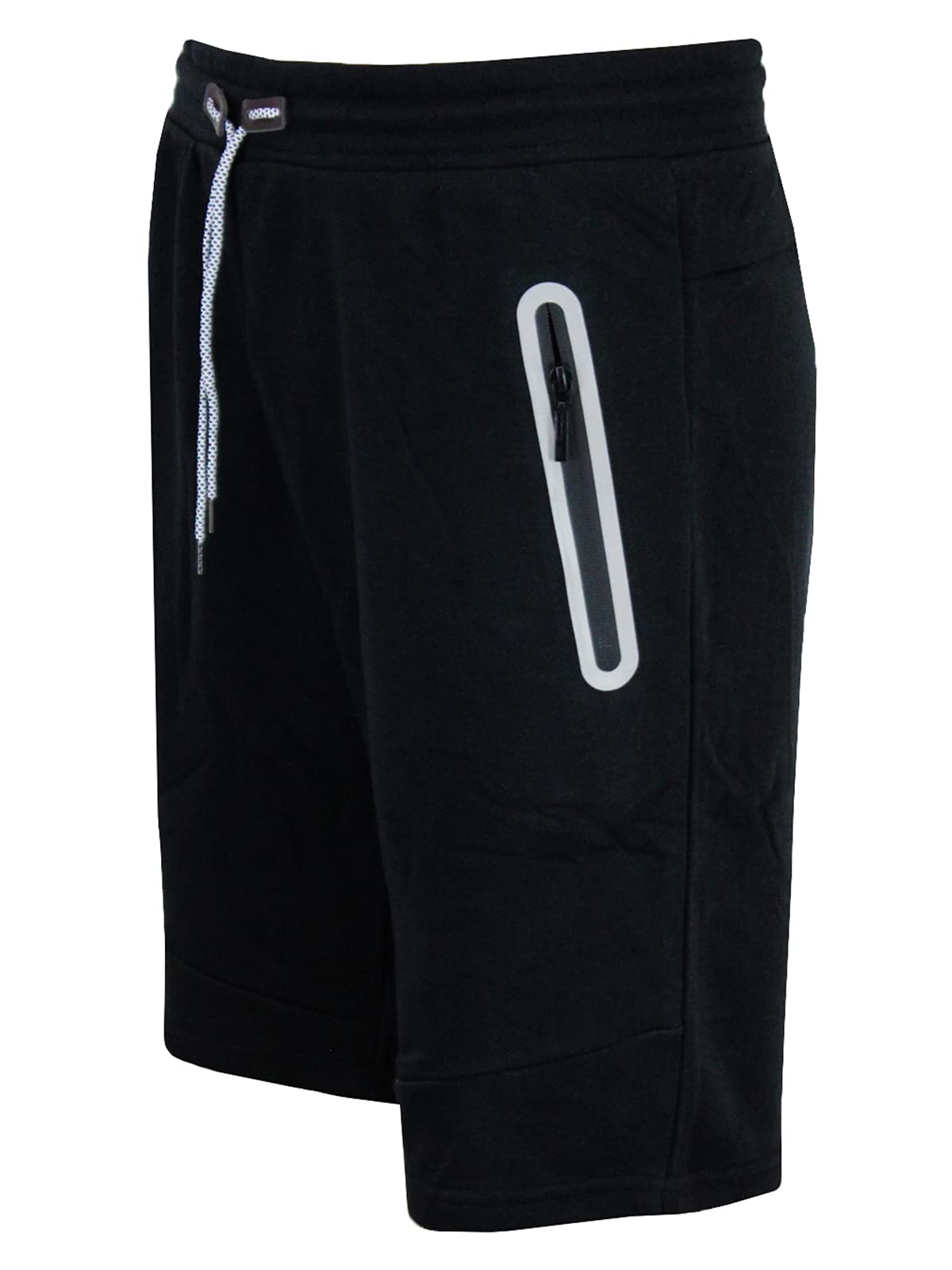 Wicked Stitch Men's Athletic Gym Shorts - Breathable Workout Running Sports Shorts for Training & Fitness (Black) - Perfect for Gym, Jogging, and Outdoor Activities