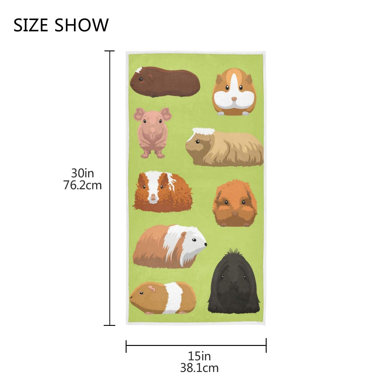 Premium Guinea Pig Hand Towel Set - Ultra Soft & Absorbent 30